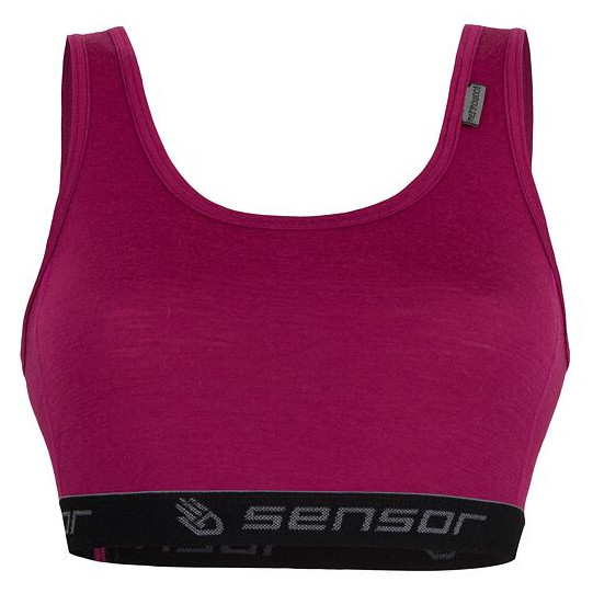 Podprsenka Sensor Merino Active Velikost podprsenky: XL / Barva: fialová