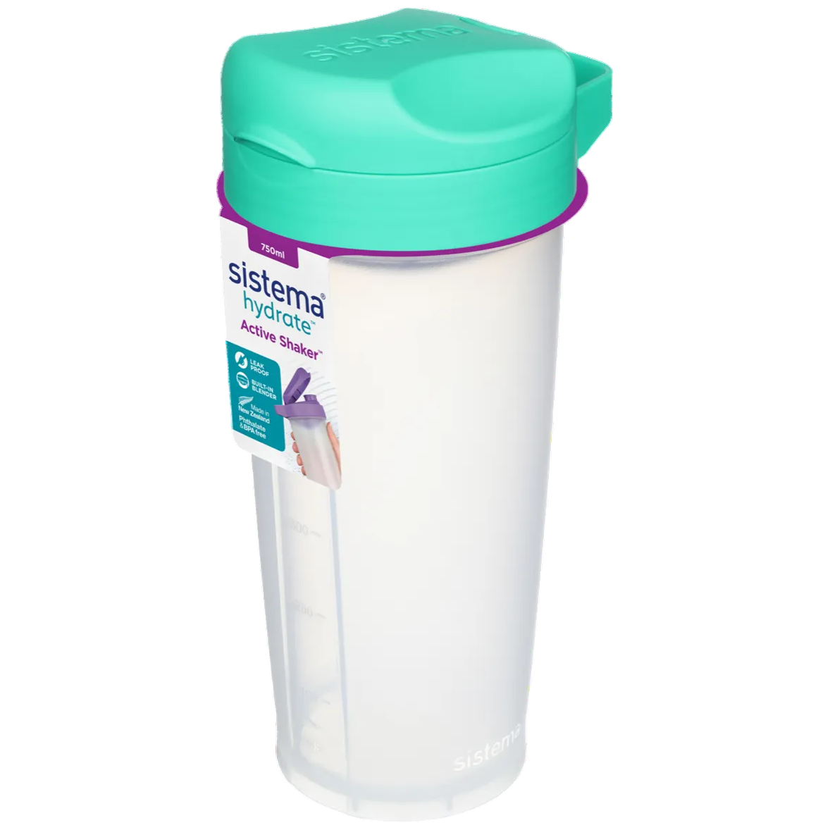 Šejkr Sistema Hydrate Shaker 750 ml Barva: zelená