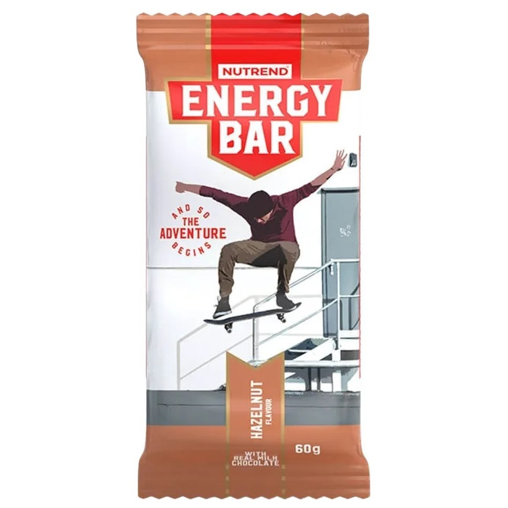 Tyčinka Nutrend Energy Bar 60 g Příchuť: lískový oříšek